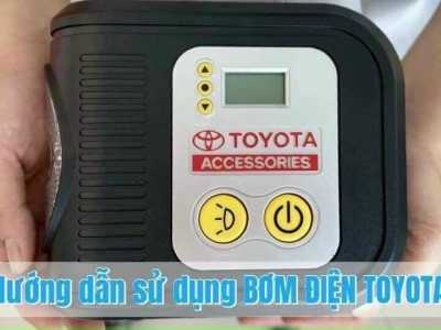 Hướng dẫn sử dụng Bơm lốp điện tử Toyota