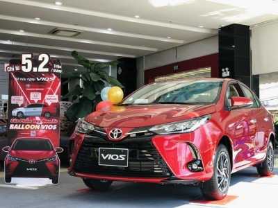 10 Xe bán nhiều nhất thị trường tháng 05/2022- Toyota Vios đạt doanh số vượt trội